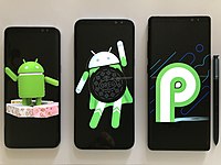 使用Android系統的三星智能手機