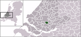 Location of Barendrecht in the Netherlands