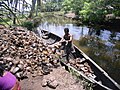 Coir worker