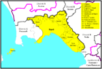 Mappa della diocesi