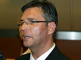 Van Geel in 2006 als technisch directeur bij Ajax.