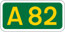 A82 road