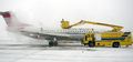 Het ontijzen van de vleugel (de-icing)