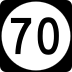 Kentucky Route 70 marker