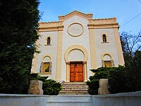 Façade de l'ancienne synagogue.