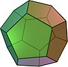 A dodecahedron