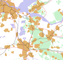 Abcoude is located in Northeastern Randstad