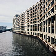 Vue de la rivière Chicago.