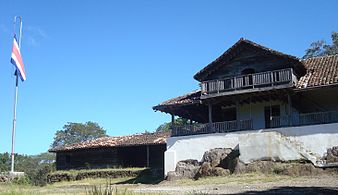 Casa de la Hacienda Santa Rosa, Guanacaste. Escenario de batallas en la Campaña Nacional de 1856-1857.