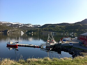 Fiskebruket och hurtigbåtkajen.