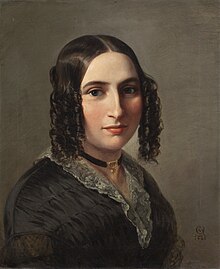 Fanny Hensel 1842. aastal (Moritz Daniel Oppenheimi maal)