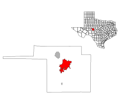 Location in the state of Texas