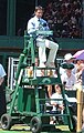 Arbitre de chaise au tennis.