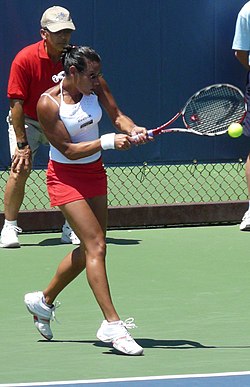 Stéphanie Foretz Gacon At The 2009 Bank of the West Classic