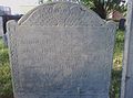 The 1777 gravestone of Col. John Hart, North Cemetery, Portsmouth, New Hampshire, USA.