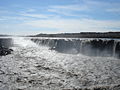 Deutsch: Wasserfall Selfoss der Jökulsá á Fjöllum, oberhalb des Dettifoss