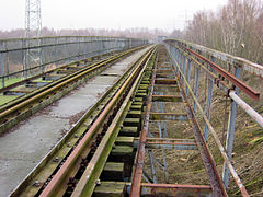 Pfeilerbrücke vor der Sanierung im Jahr 2004