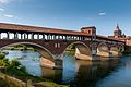 Ponte Coperto in Pavia, Italy