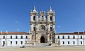 Façade de l'abbaye d'Alcobaça. Octobre 2021.