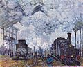 Gare Saint-Lazare door Claude Monet