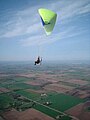 A powered paraglider