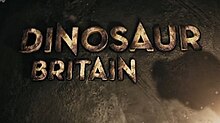 Series title with the shadow of a dinosaur's head