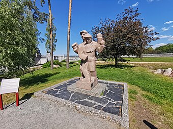 Tukinuittajat, graniitti, 1949, Imatra.