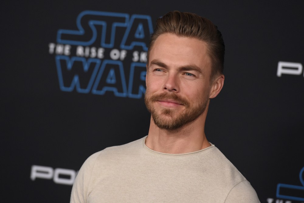 Derek Hough arrives at the world premiere of "Star Wars: The Rise of Skywalker" on Monday, Dec. 16, 2019, in Los Angeles (Jordan Strauss/Invision/AP)
