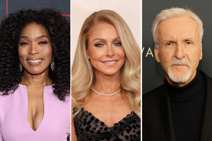 Angela Bassett, Kelly Ripa, James Cameron