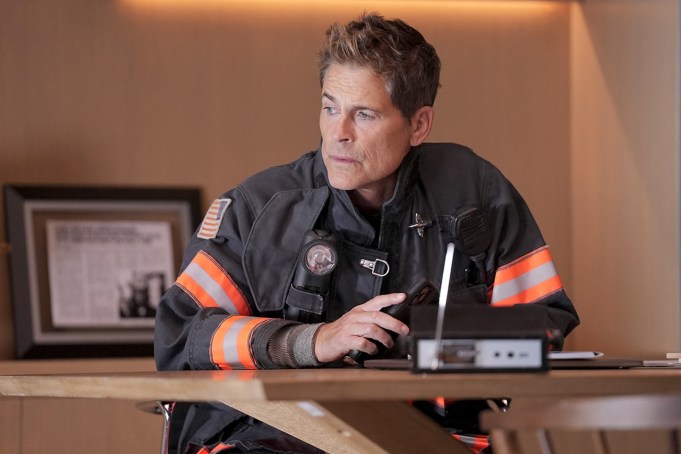 9-1-1 LONE STAR: Rob Lowe in the “Impact” episode of 9-1-1 LONE STAR airing Monday, Jan. 27 (8:00-9:02 PM ET/PT) on FOX. © 2024 Fox Media LLC.CR: Kevin Estrada/FOX.