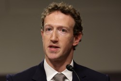 WASHINGTON, DC - JANUARY 31: Mark Zuckerberg, CEO of Meta testifies before the Senate Judiciary Committee at the Dirksen Senate Office Building on January 31, 2024 in Washington, DC. The committee heard testimony from the heads of the largest tech firms on the dangers of child sexual exploitation on social media. (Photo by Alex Wong/Getty Images)