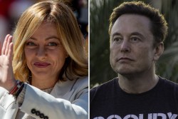 Giorgia Meloni Elon Musk