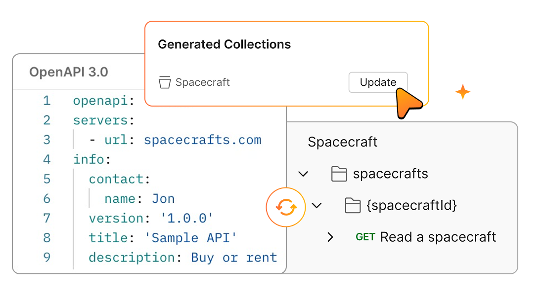 Design APIs your teams can build on. Graphic.