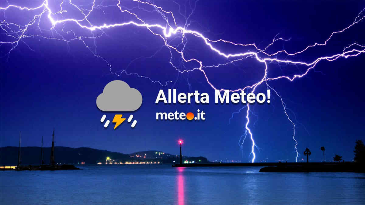Allerta meteo arancione e gialla il 24 aprile in Italia: ecco dove