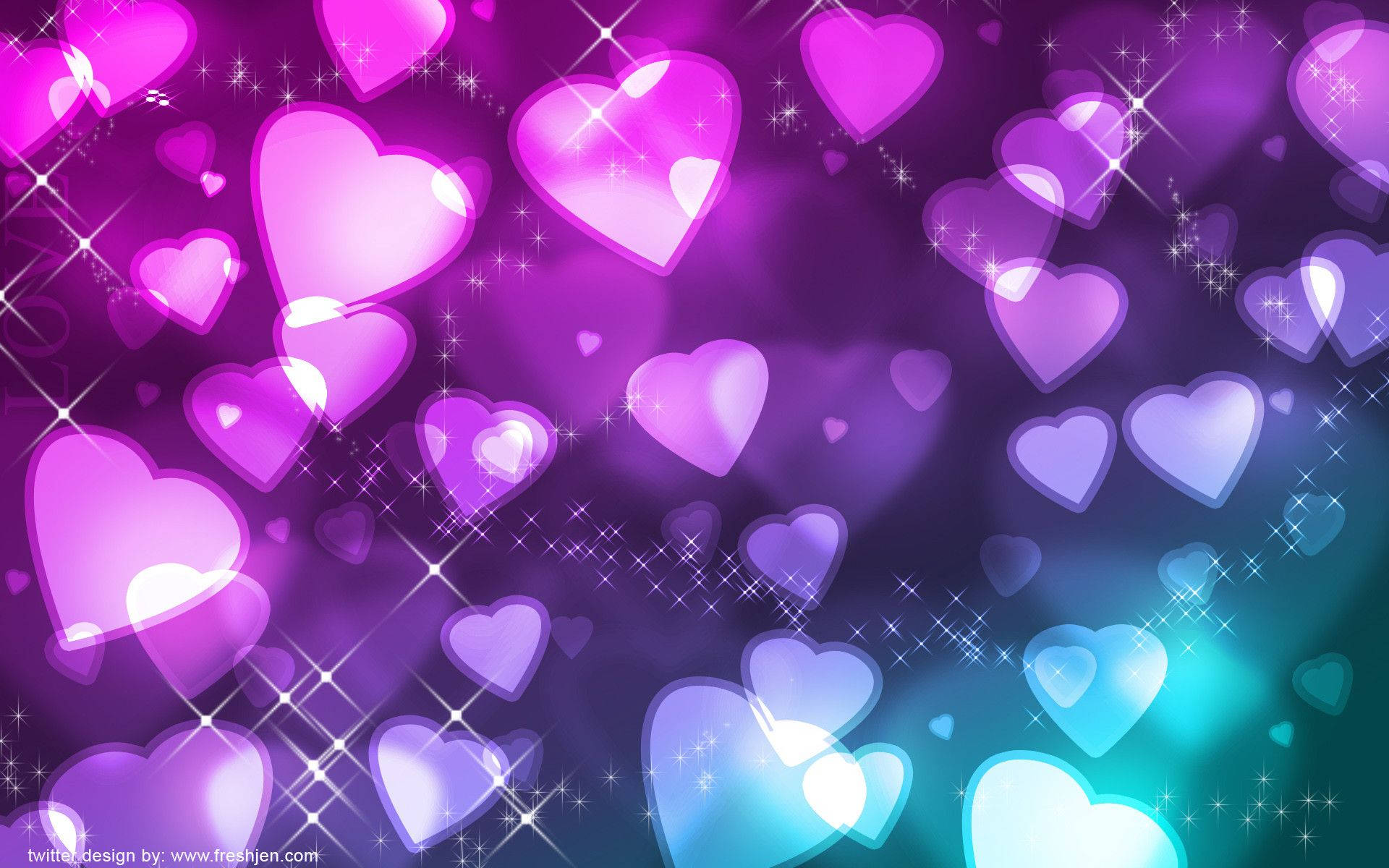 Corazones Fondo de pantalla