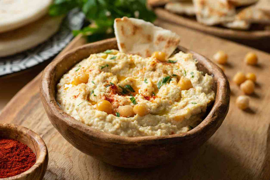 Hummus Papel de Parede