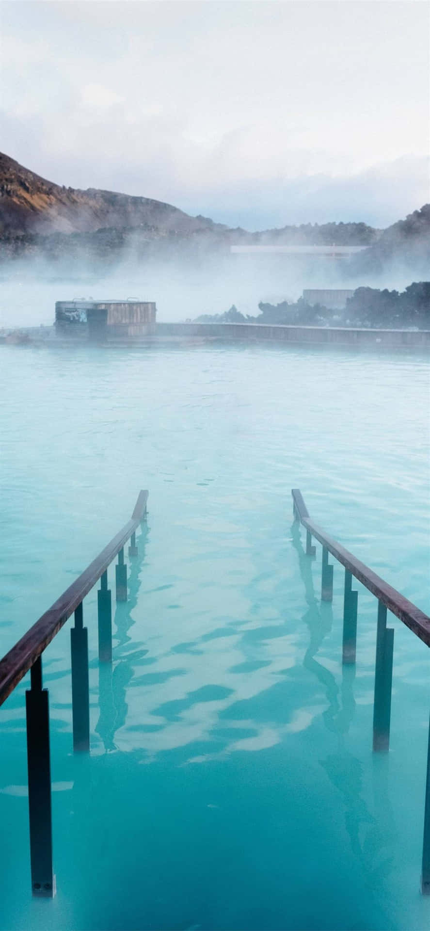 Lagoa Azul Papel de Parede
