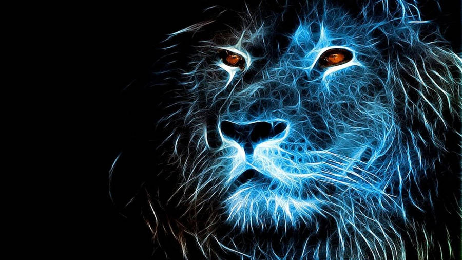 Lion Face Bakgrunnsbildet