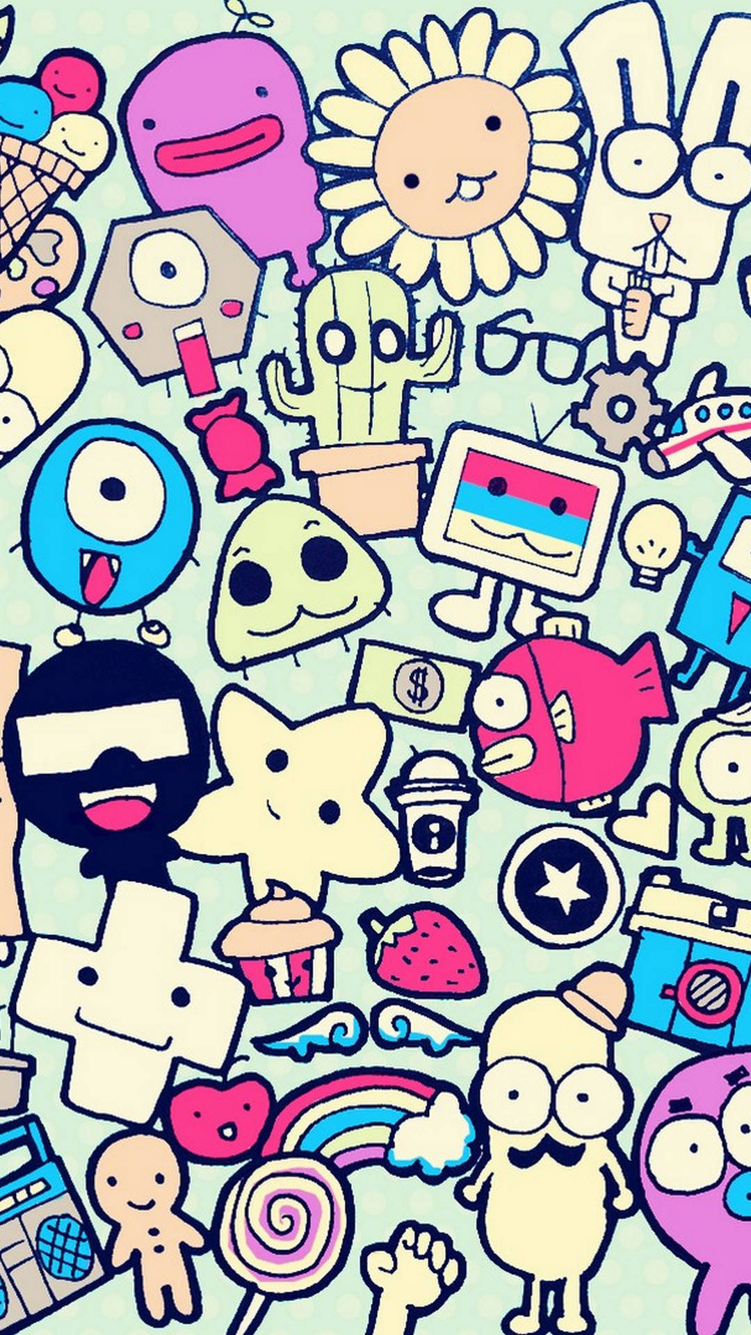 Sticker Wallpaper