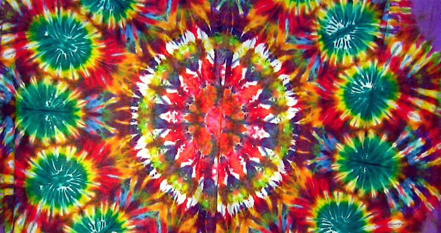 Tie Dye Papel de Parede
