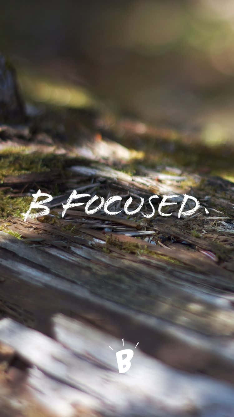 B Gefocust Achtergrond