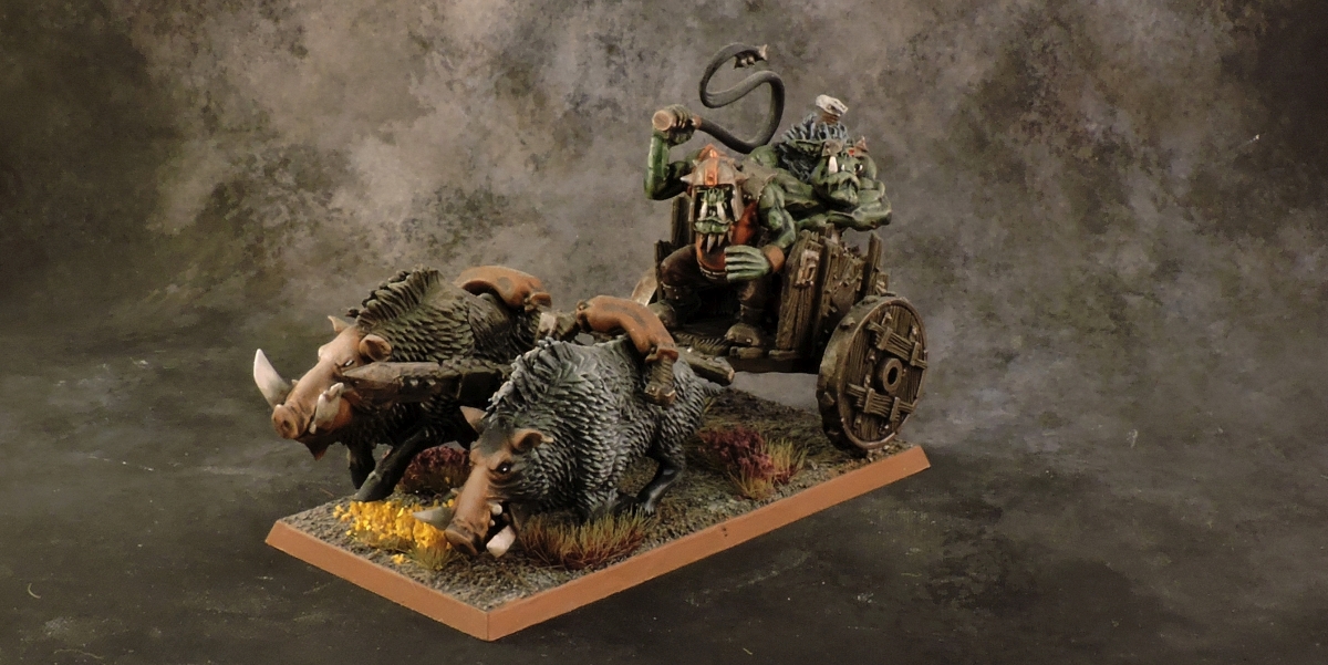 WFB Orcs - Orc Chariot 1