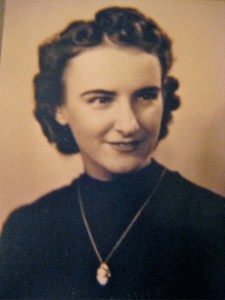 My mother's college graduation picture.