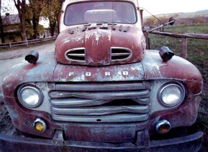 My dad appreciated old trucks--especially Fords--he said it was "a guy thing." His granddaughter protested: "girls love trucks, too!"
