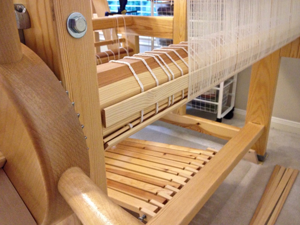 Warping slats during beaming. Beaming tutorial.