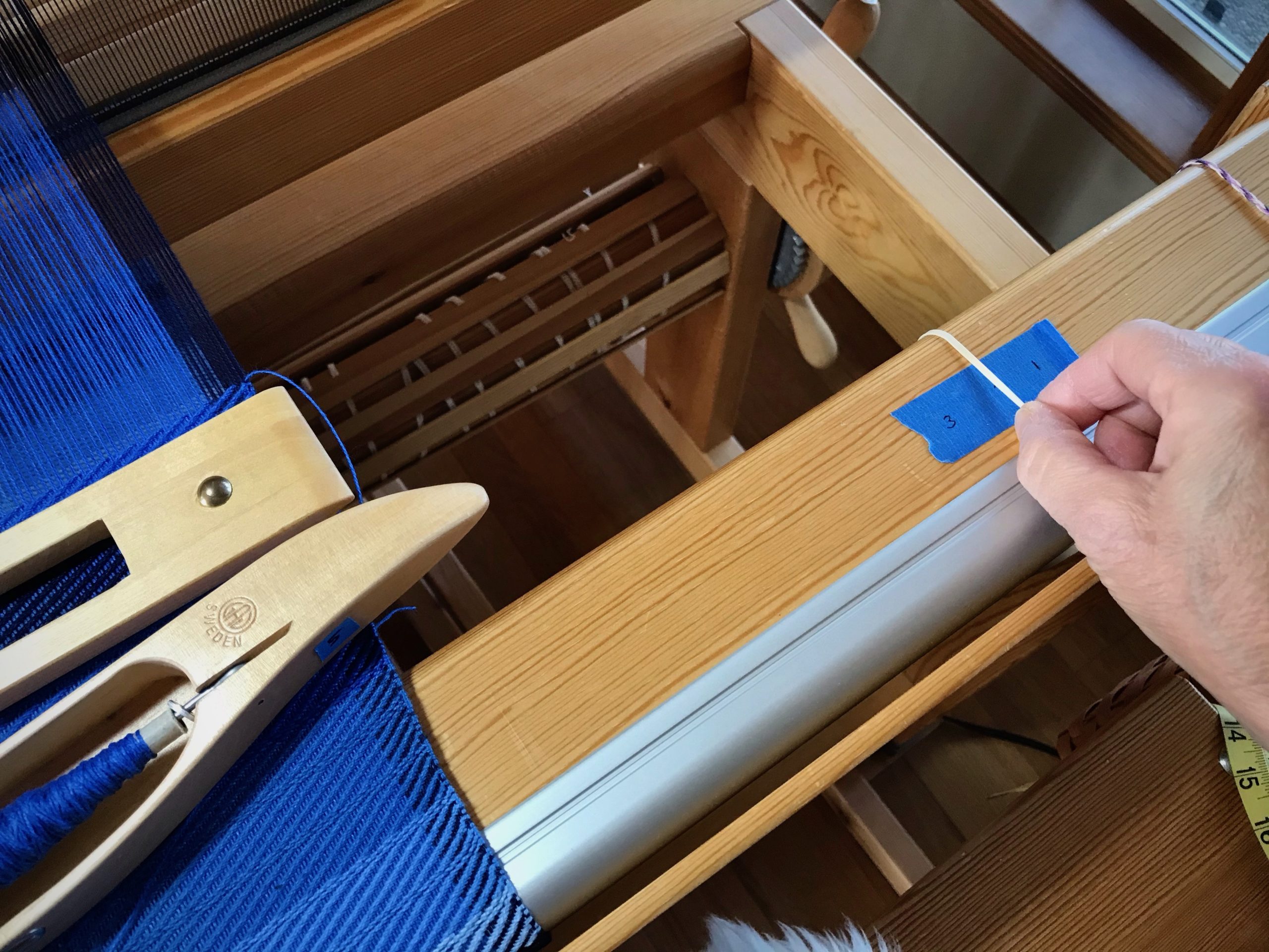 Weaving tips - low tech solutions.