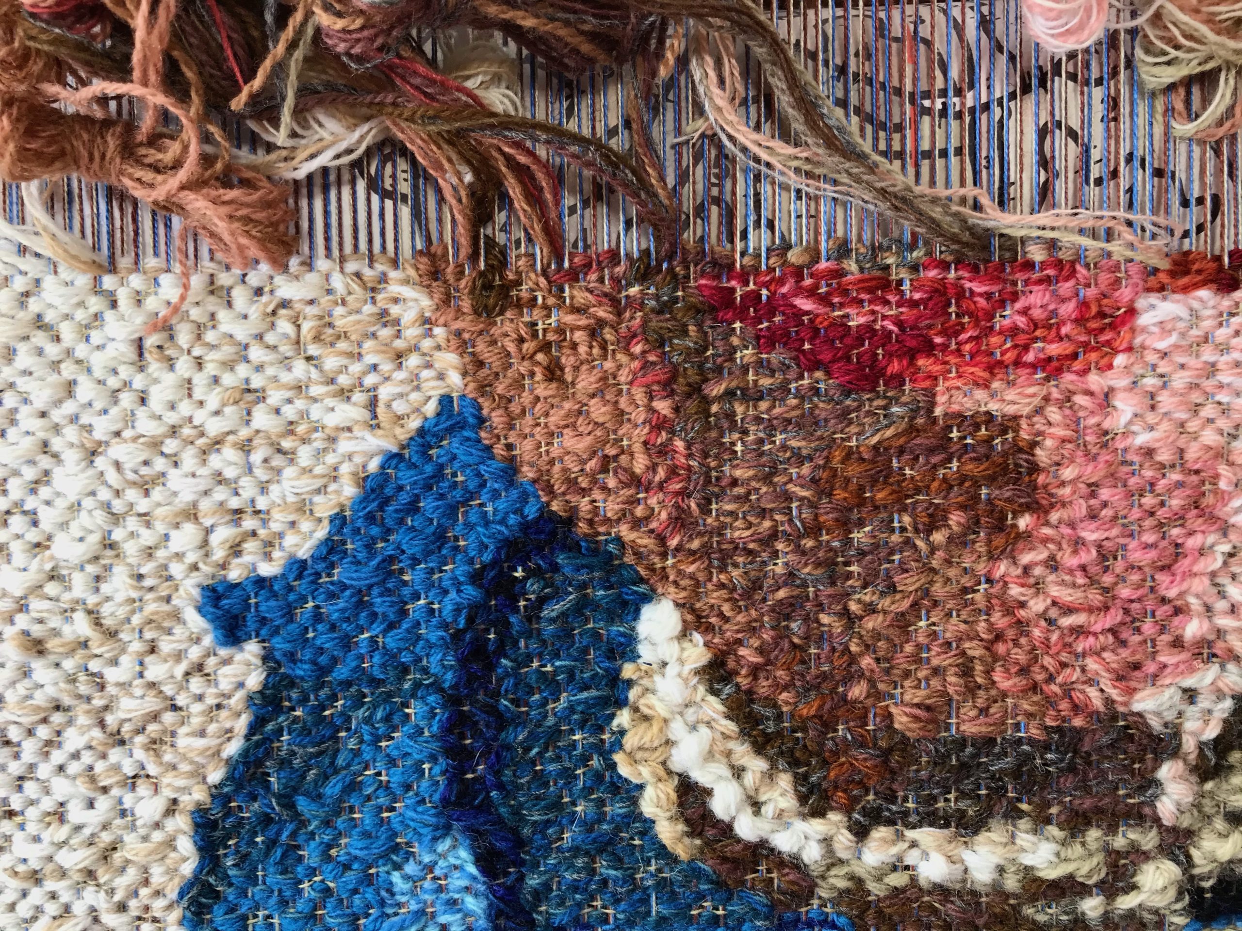 Four-shaft tapestry.