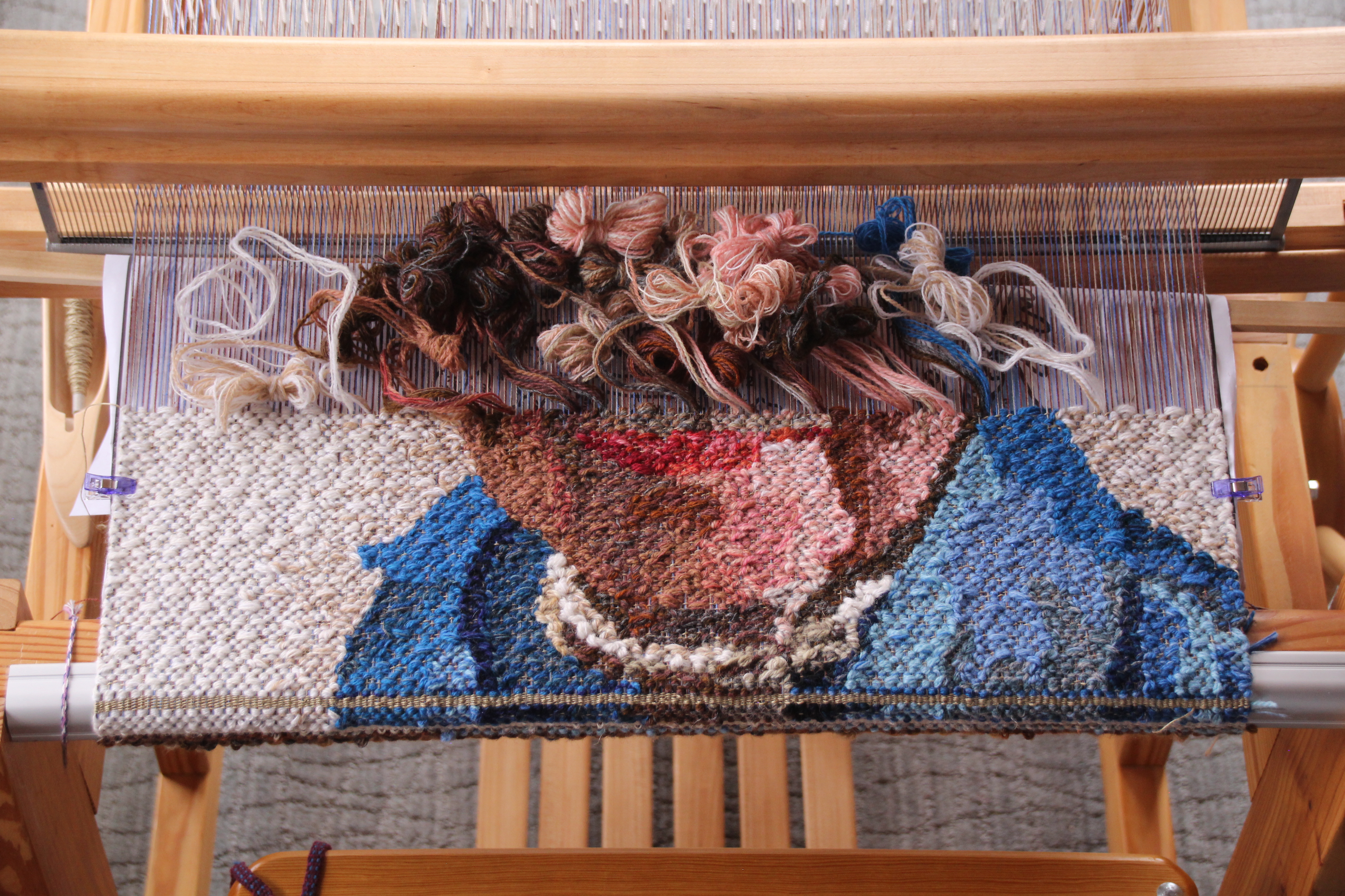 Tapestry portrait.