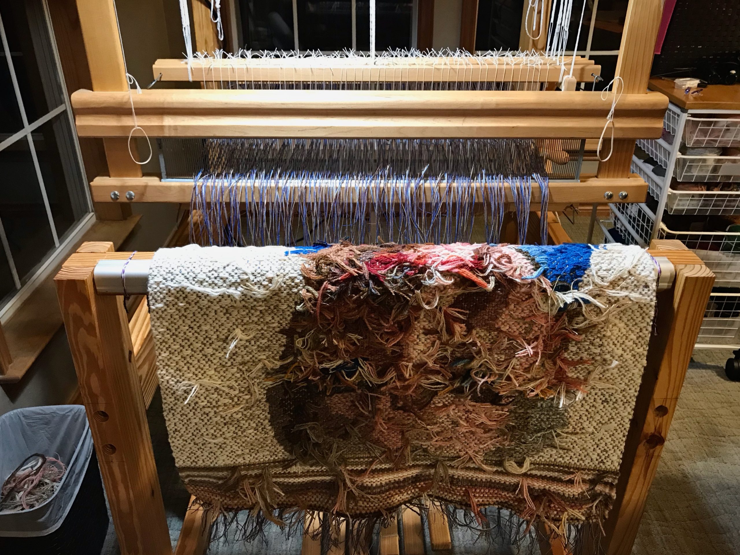 New tapestry, just cut off the loom.
