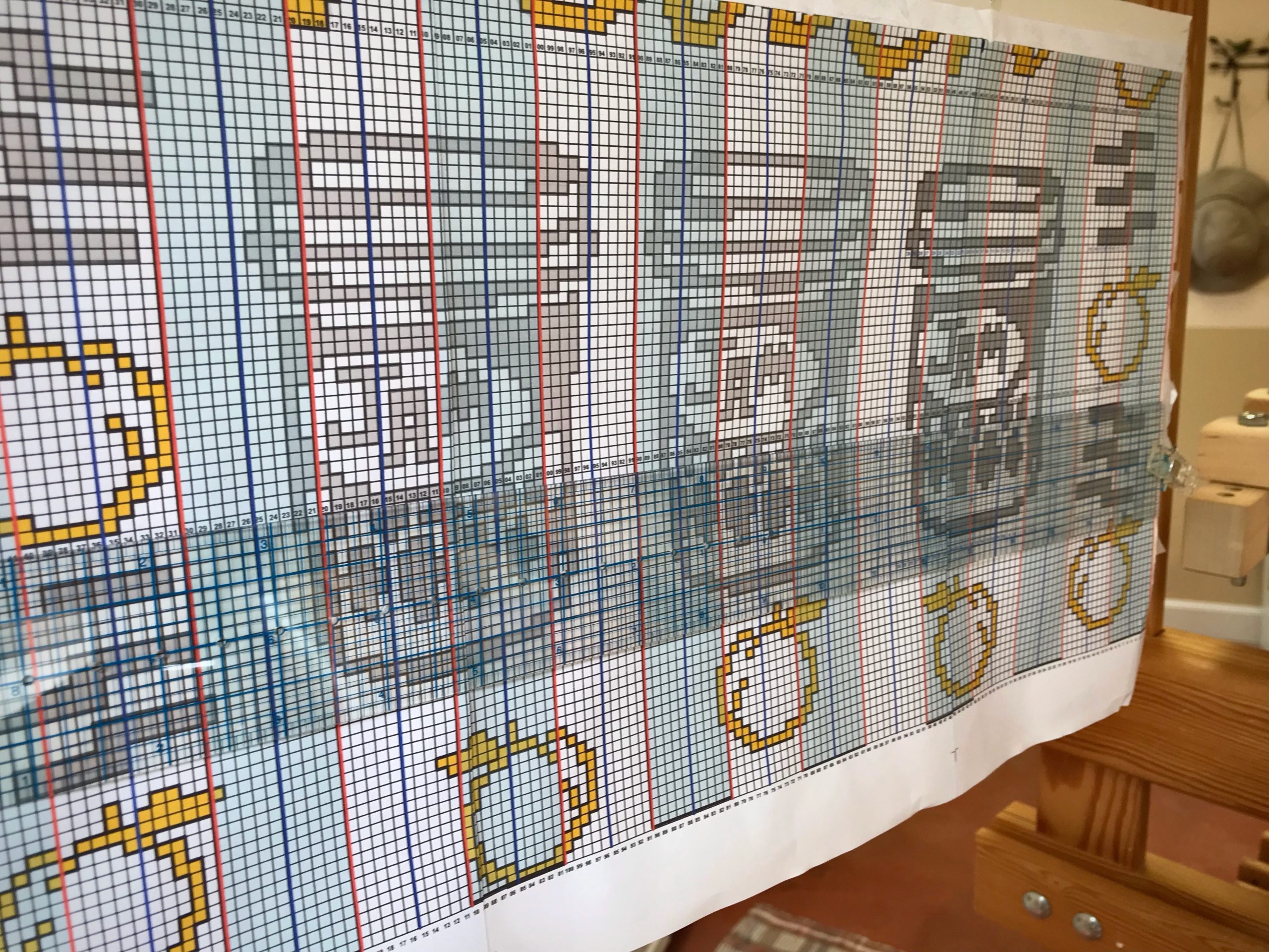 Jam Jars drawloom pattern.